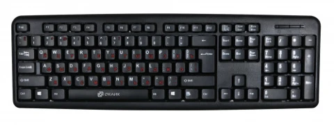 Клавиатура USB Oklick <90MV2> (104кл) черный 
