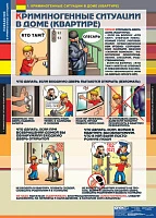 Учебный альбом из 9 листов <ОБЖ Поведение в криминогенных ситуациях>, изд. Спектр